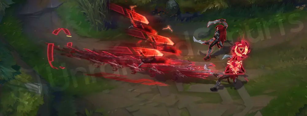 PROJECT: Naafiri W impact frame and glitch burst