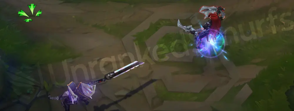 PsyOps Kayle E animation with hard-light blade arc