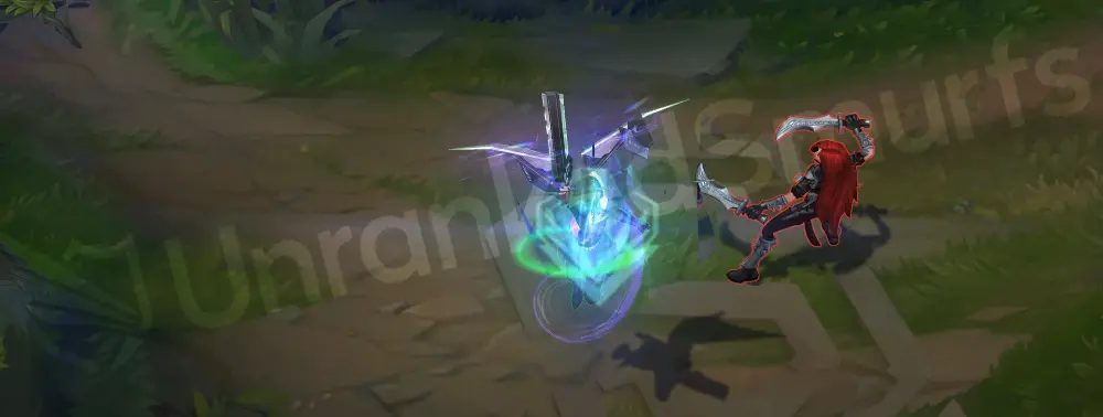 PsyOps Kayle W animation showing a psionic shield and heal