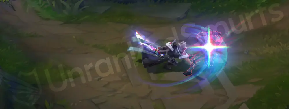 PsyOps Master Yi E - Wuju Style empowered blade with neon red edge