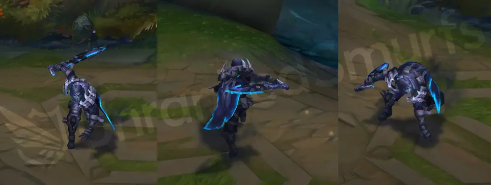 PsyOps Pyke skin overview from front and side in-game