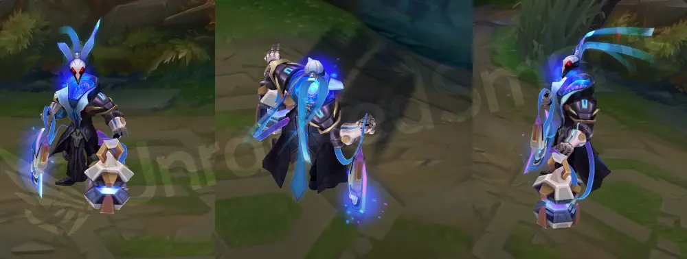 Pulsefire Thresh front and side in-game overview