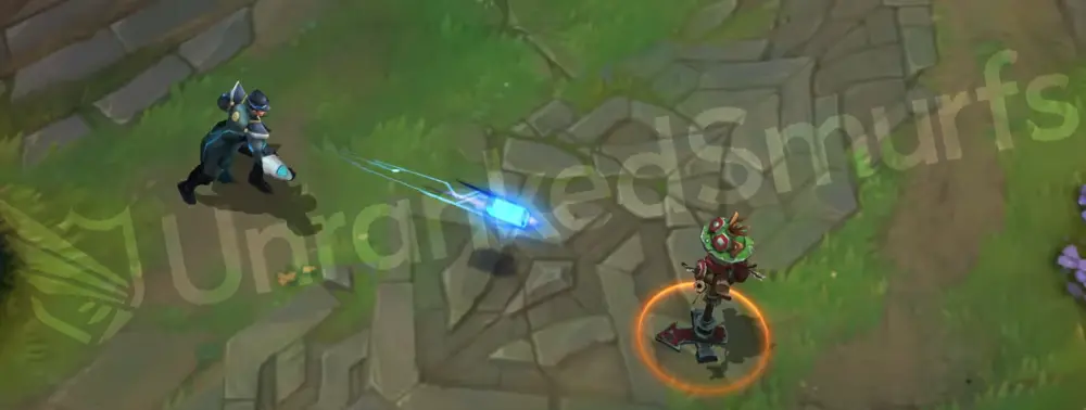 Pulsefire Twisted Fate basic attack with holo-card projectile, part 1