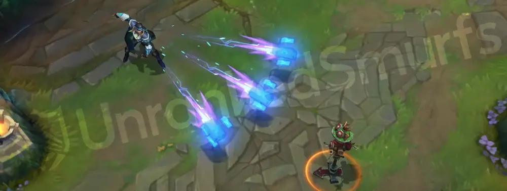 Pulsefire Twisted Fate Q - Wild Cards holographic throw, frame 1