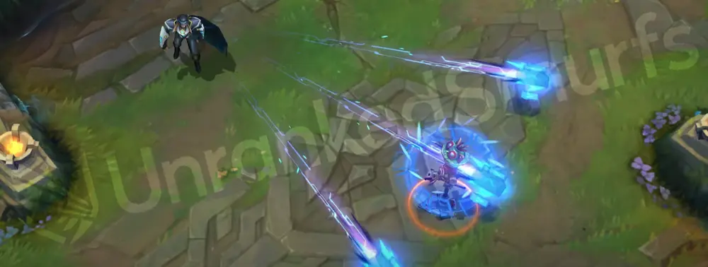 Pulsefire Twisted Fate Q - Wild Cards holographic throw, frame 2