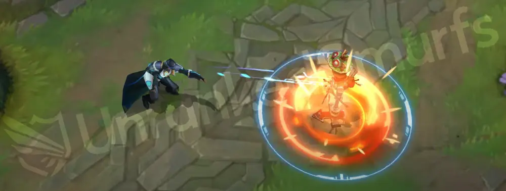 Pulsefire Twisted Fate Q - Wild Cards holographic throw, frame 3