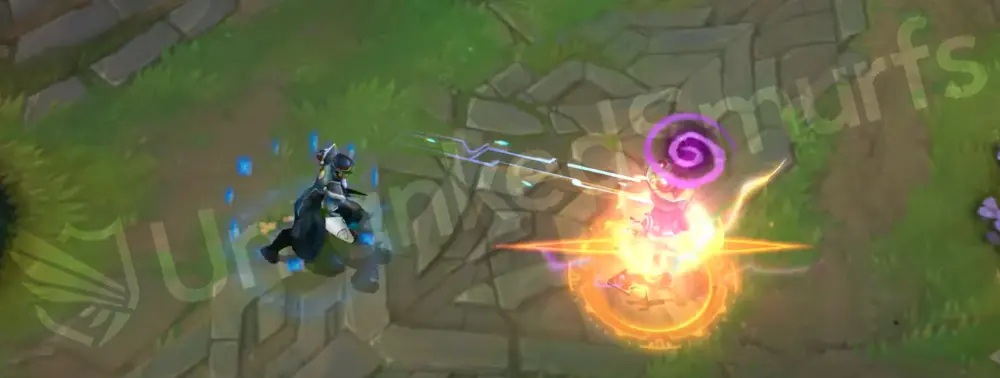 Pulsefire Twisted Fate Q - Wild Cards holographic throw, frame 4