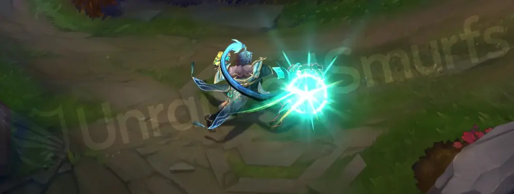 Radiant Serpent Sett model profile view variant