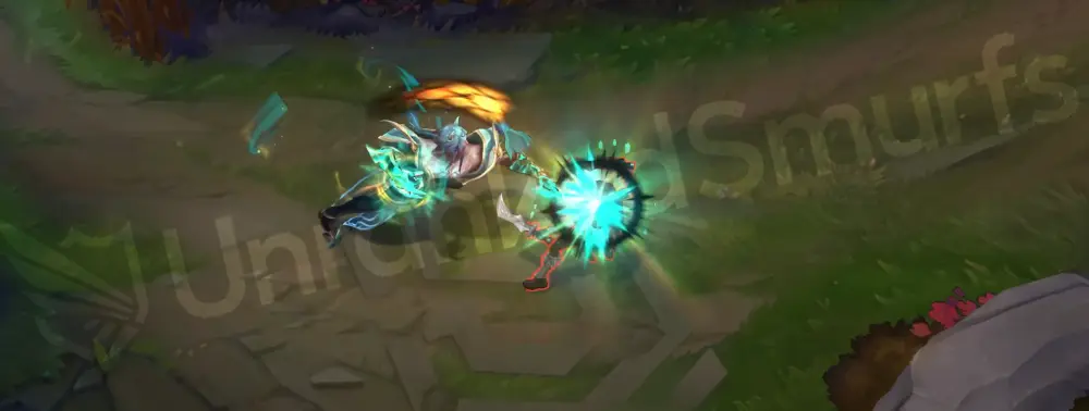 Radiant Serpent Sett Q cast visual variant