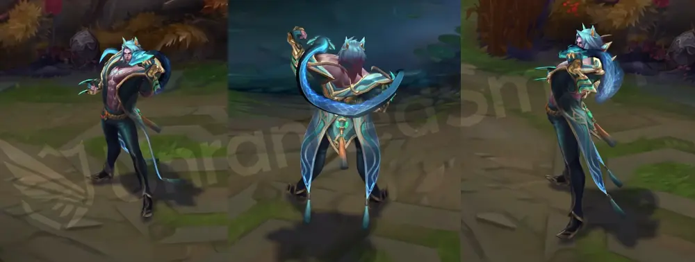 Radiant Serpent Sett full-body showcase angle - overview