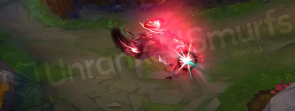 Radiant Serpent Sett Q animation - Knuckle Down effect part 1