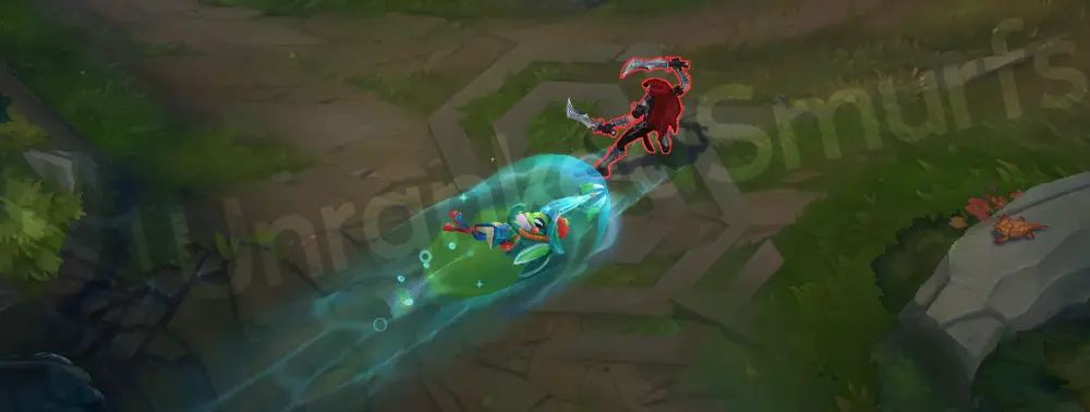 Rain Shepherd Fizz Q mid-dash with blue water streak