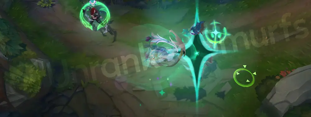 Redeemed Star Guardian Rakan R charm aura part 1 with bright stellar ring