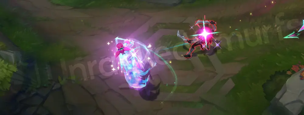 Redeemed Star Guardian Xayah W - Deadly Plumage with glowing wing aura