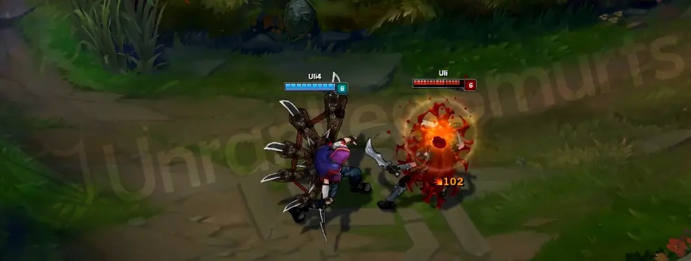 Renegade Talon basic attack animation in-game