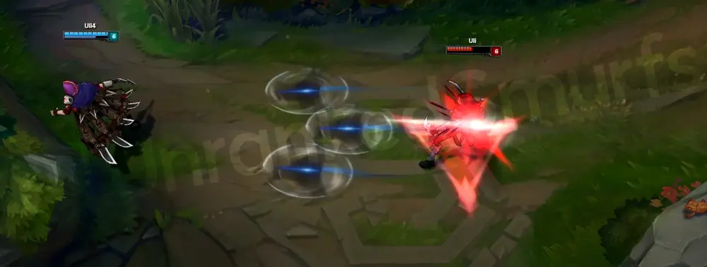 Renegade Talon W Rake blades returning close-up