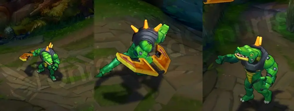 Renektoy Renekton skin overview front and side in-game