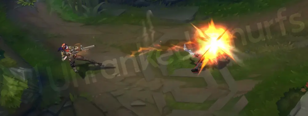 Resistance Caitlyn back/profile angle showing tactical gear