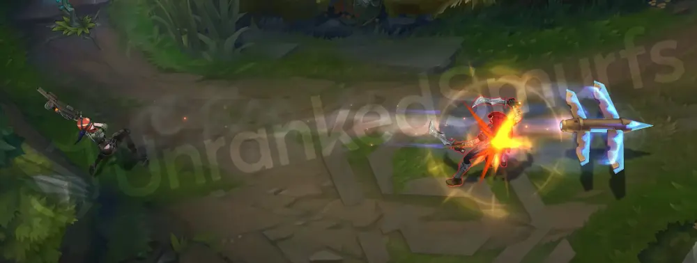 Resistance Caitlyn Piltover Peacemaker (Q) projectile in flight