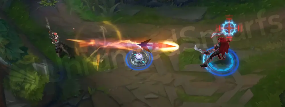 Resistance Caitlyn Ace in the Hole (R) lock-on view