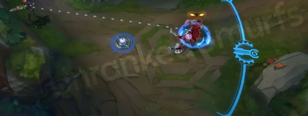 Resistance Caitlyn Yordle Snap Trap (W) placement and decal