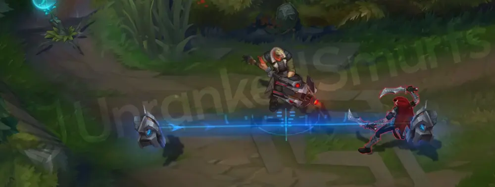 Resistance Jayce E Acceleration Gate with default blue for gameplay clarity