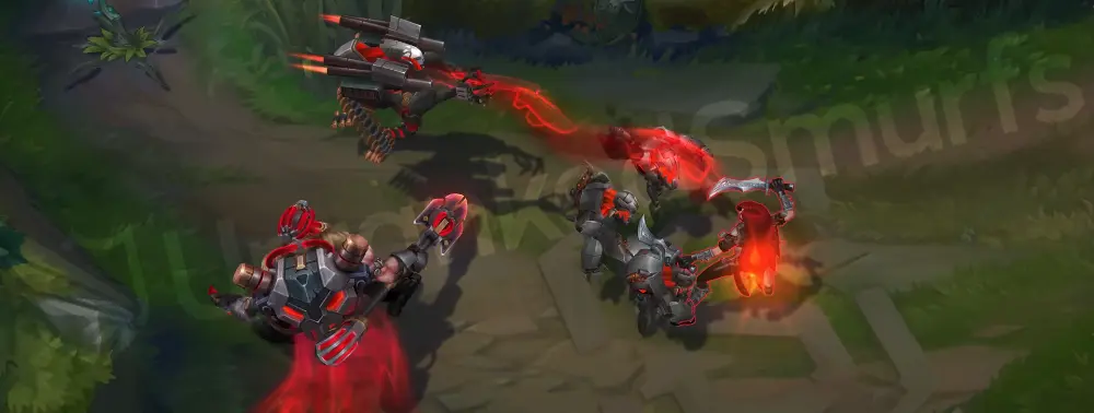 Resistance Yorick R - Maiden of the Mist mechanized form showing heavy plating and exhaust (angle 2)