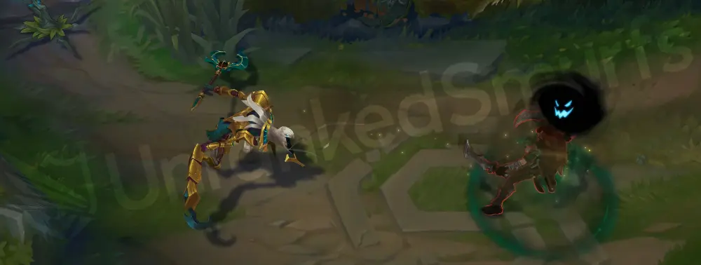 Risen Fiddlesticks Q follow-up visual, dusty yellow fear effect