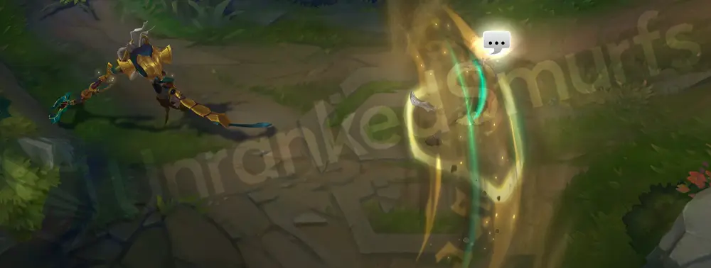 Risen Fiddlesticks E - Reap scythe sweep with gritty sand trail