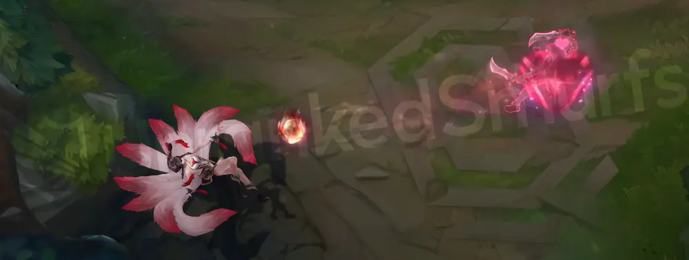 Risen Legend Ahri E animation part 2 with pink projectile clarity