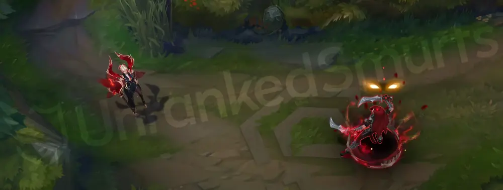 Risen Legend LeBlanc R animation — finishing flourish with bright silver highlight (part 3)