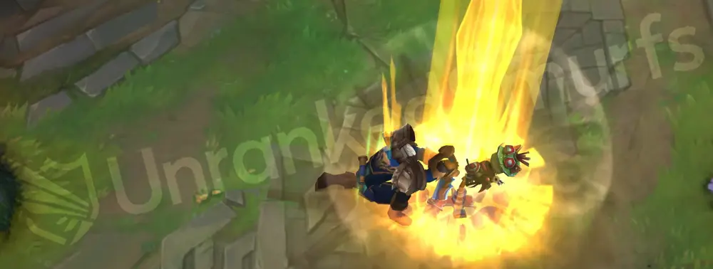 Rogue Admiral Garen R animation (Demacian Justice) using base visuals