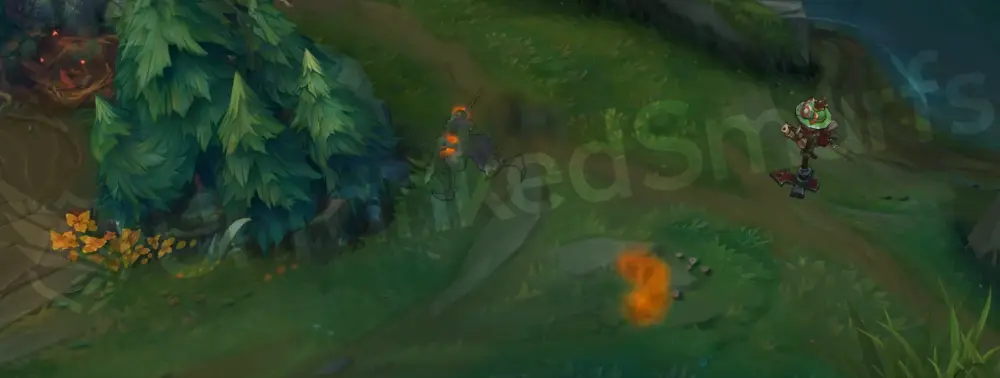 Royal Shaco Deceive (Q) cast with Shaco mid-blink