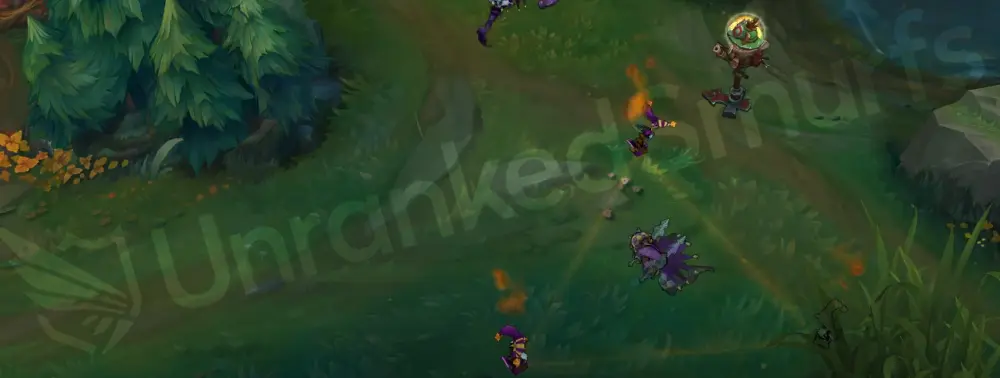 Royal Shaco Hallucinate (R) clone active in a skirmish