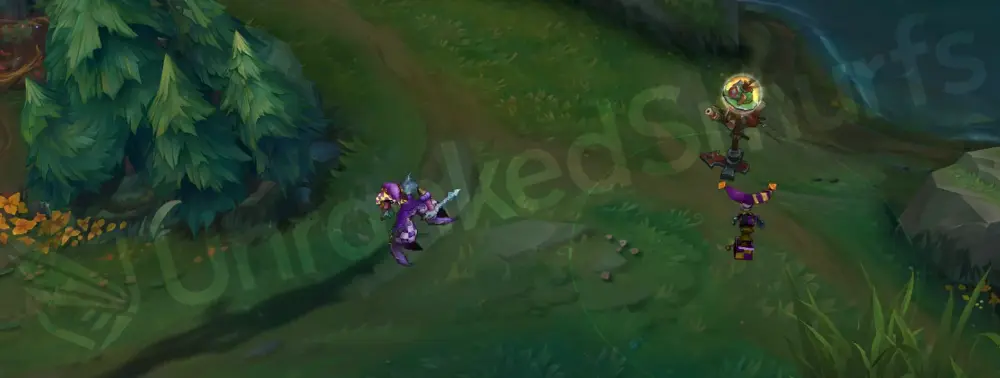 Royal Shaco Jack in the Box (W) placed on the ground