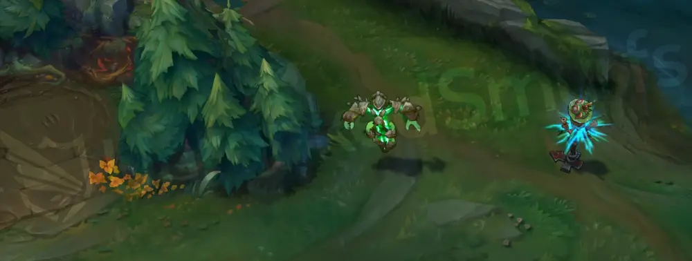 Runeborn Xerath base posture and profile during basic stance
