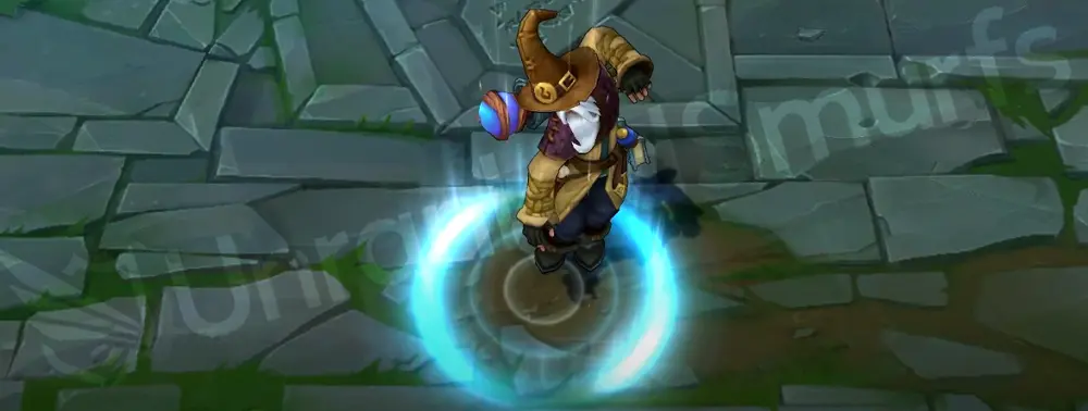 Ryze Whitebeard recall using the base recall animation
