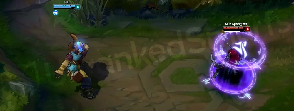 Ryze Whitebeard W animation with snare cast and blue runes