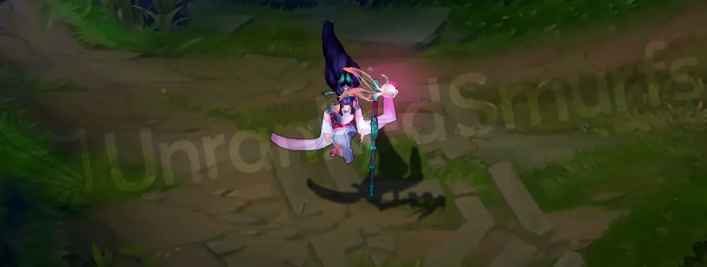 Sacred Sword Janna emote expression in-game