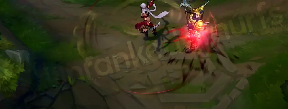 Sandstorm Katarina W animation - Preparation with curved daggers drawn