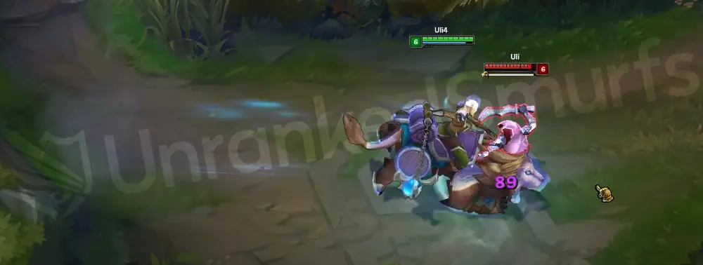 Sejuani Dawnchaser Q - Arctic Assault animation and trail