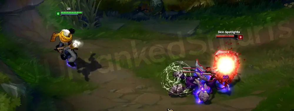 Shadow Prince Malzahar W - Void Swarm (Voidlings) visuals on the legacy skin
