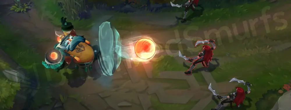 Shan Hai Scrolls Bard Q cast with scroll-like projectile (Part 1)