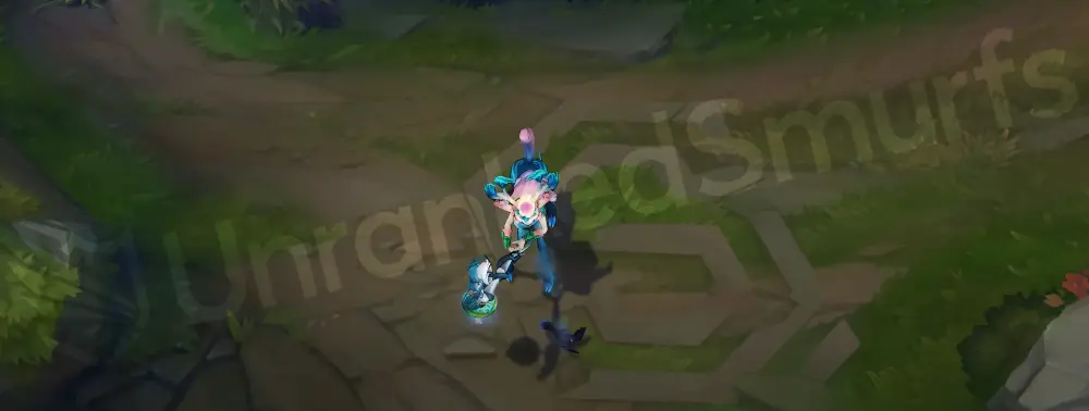 Shan Hai Scrolls Lillia emote with expressive face and scroll-themed colors
