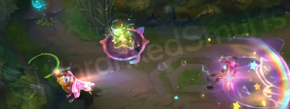 Shiba Yuumi R - Final Chapter pages with bright rainbow and star lines