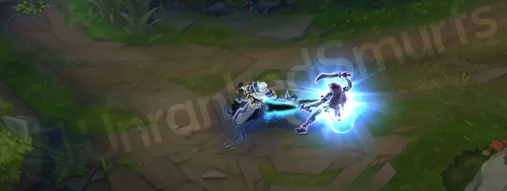 Shockblade Kassadin W - Nether Blade empowered strike with electric edge