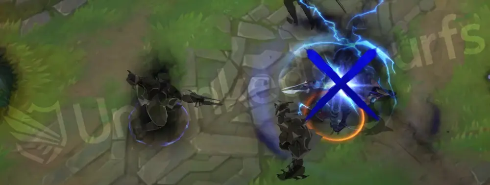 Shockblade Zed R Death Mark application with electric hue