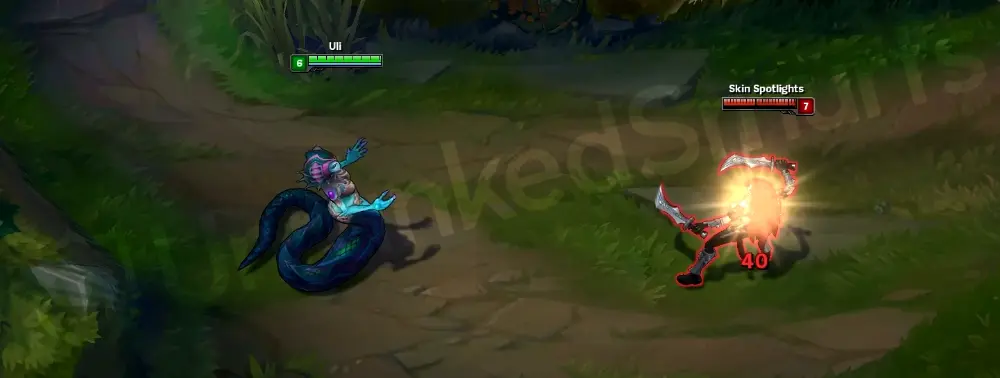 Siren Cassiopeia basic attack animation 2