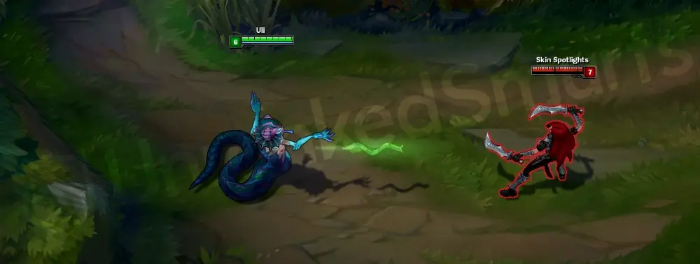 Siren Cassiopeia basic attack animation 1