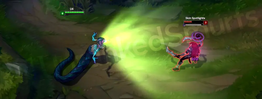 Siren Cassiopeia R - Petrifying Gaze animation